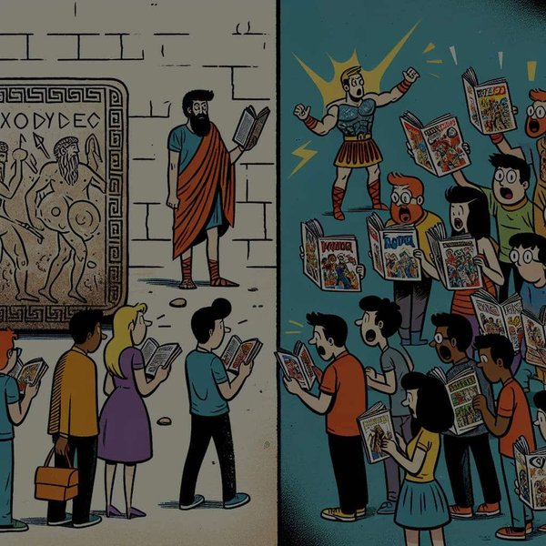 Quelle est la contribution des bandes dessinées au renouveau de la mythologie grecque ?